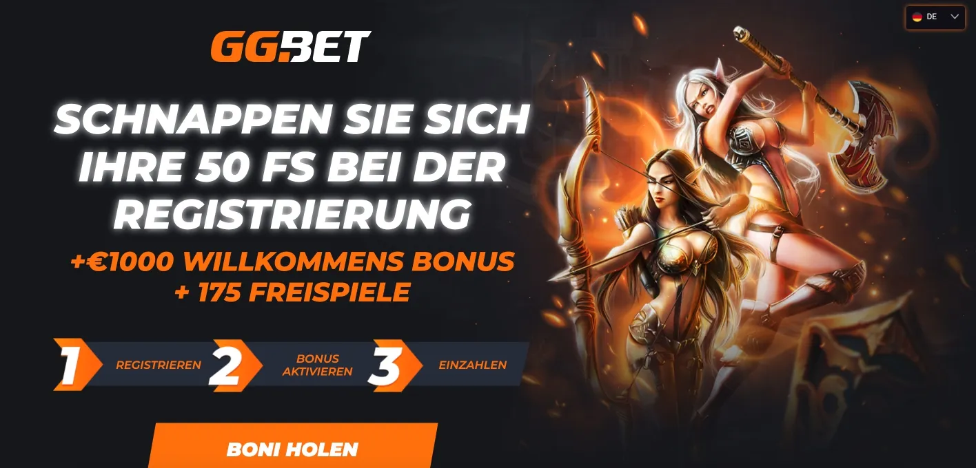 GGBet 50 Freispiele ohne Einzahlung