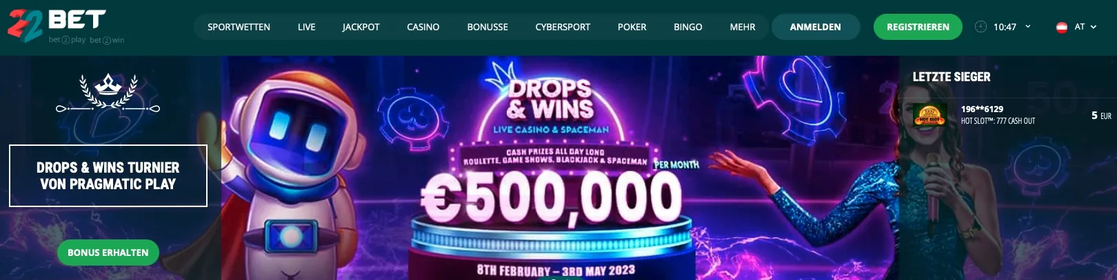 22Bet Lobby