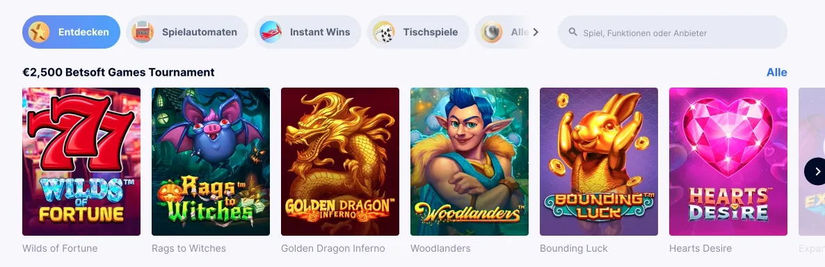 Betsoft Spiele