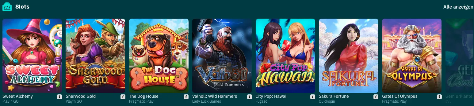 Arcanebet Top Slots
