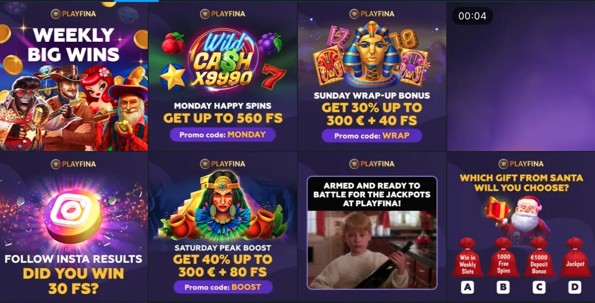 Playfina Promocode