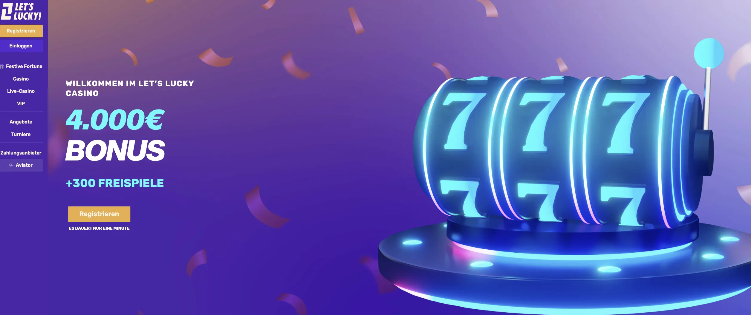 Letslucky Casino Startseite