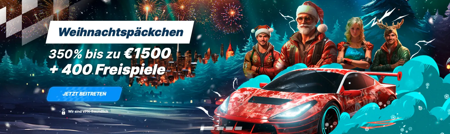 4. Loki Casino – Willkommenspaket zu Weihnachten: 225% bis zu 18.000 € + 230 Freispiele Jeetcity Willkommenspaket zu Weihnachten