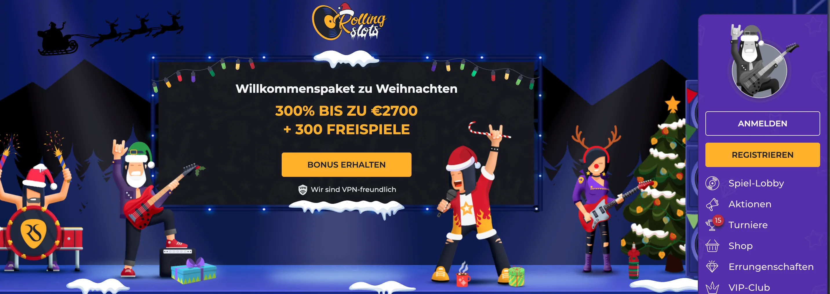 <strong>Weihnachtswillkommenspaket: 300% bis zu 2700 € + 300 Freispiele</strong> Das renommierte Rolling Slots Casino eröffnet in diesem Jahr seinen Adventskalender mit aufregenden Angeboten, die speziell für neue Spieler konzipiert sind. Der Dezember hält spannende Überraschungen für Casino-Enthusiasten bereit, und Rolling Slots Casino führt mit seinen verlockenden Aktionen und Boni den Markt an: