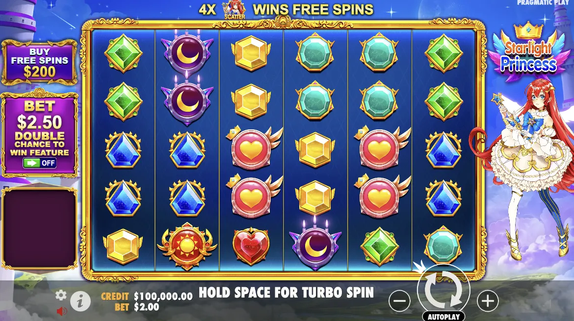 Starlight Princess Spiele