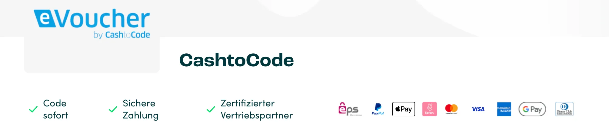 Evoucher cashtocode Evoucher Cashtocode
