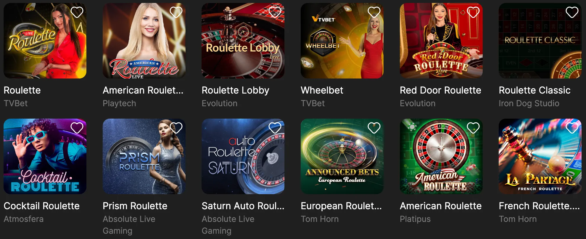 Need for Spin live Roulette