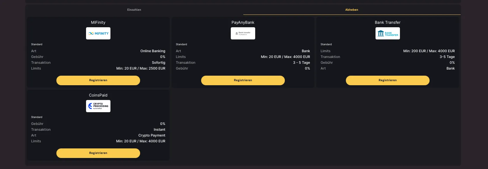 Auszahlungen im Wanted Win Casino: Testbericht von hellspin-online24.com.