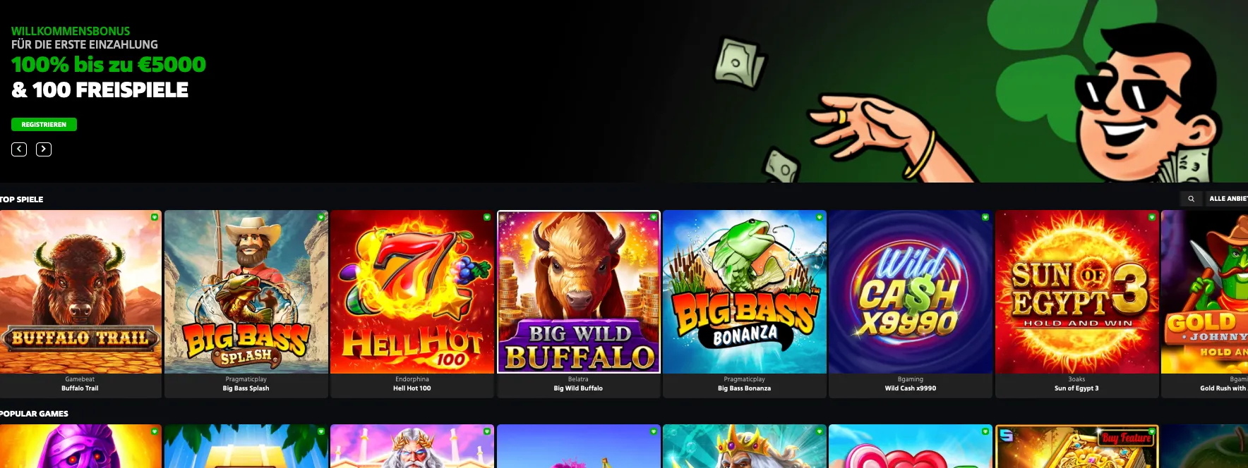 Das Billy Billion Casino überzeugt mit einer breiten Auswahl an Spielen und beeindruckenden Bonusaktionen. Es ist bekannt für seine