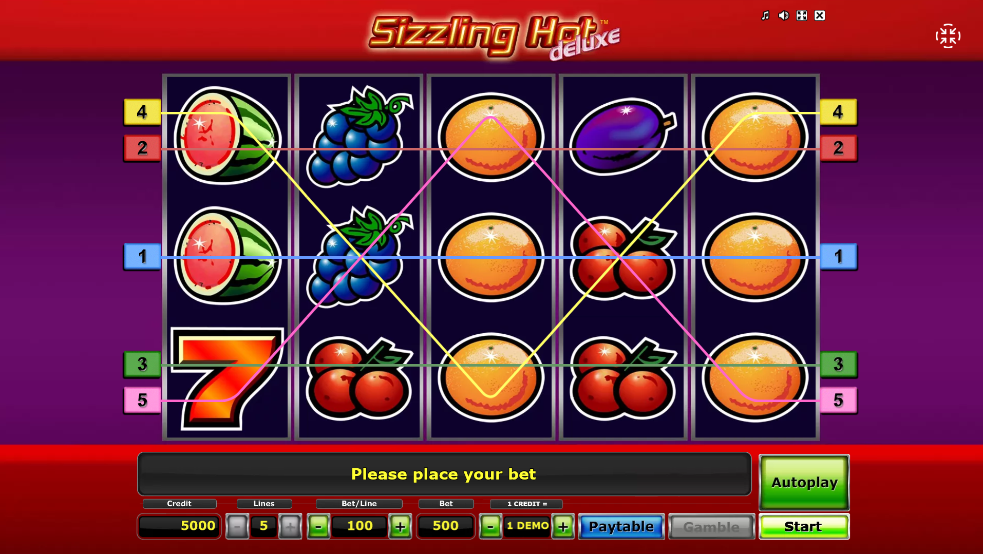 Sizzling Hot Deluxe Slot