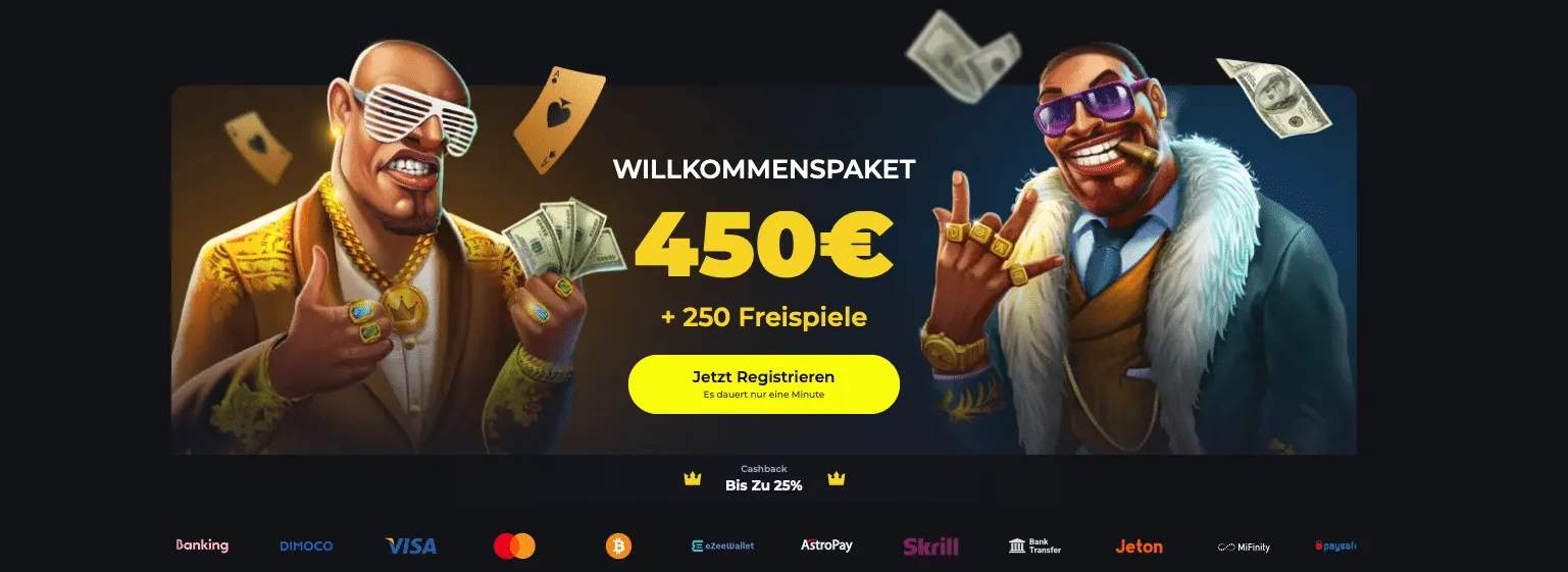Sicherheitsmaßnahmen wie die 256-Bit-SSL-Verschlüsselung garantieren den nötigen Datenschutz und eine hohe Transaktionssicherheit. Selbstverständlich können Sie auch in diesem Casino Banküberweisungen nutzen.