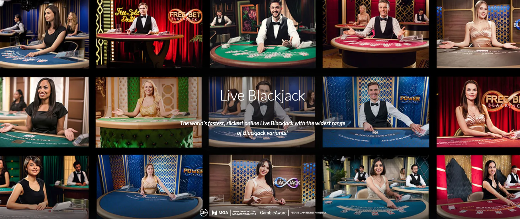 Live Blackjack im Evolution Casino - Prüfung durch hellspin-online24.com