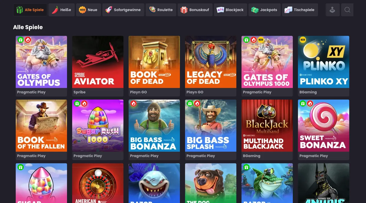 Eine Online-Casino-Plattform kann erstklassige Spiele anbieten, wenn es eine Zusammenarbeit mit
